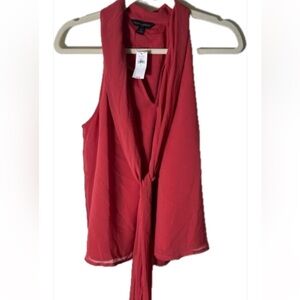 Banana Republic Pussybow Scarf Tank